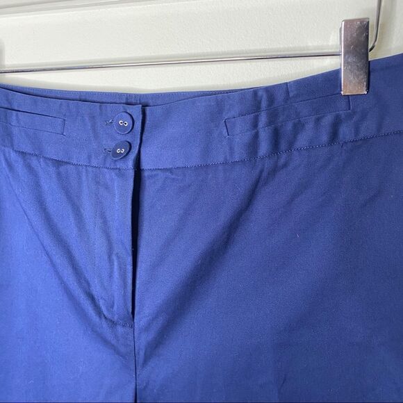 Laundry Shelli Segal Navy Cropped Tailor Pants 14 - Picture 5 of 8